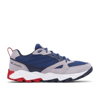 Columbia Ivo Trail Breeze Wide, Tenis Grises Oscuro Rojos Para Hombre | 395026-NZF